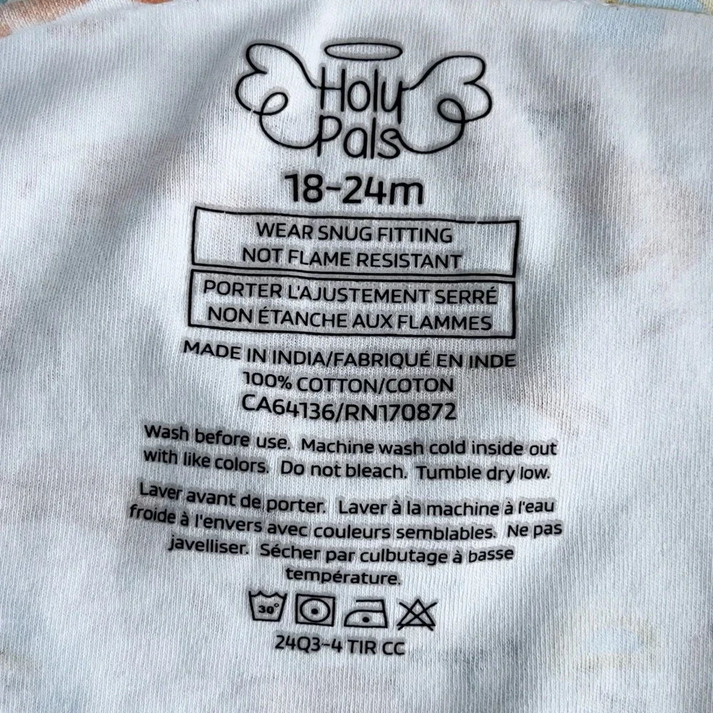 Holy‎ Pals Daniel & The Lions Den Pajama Footie Sleeper 18-24 Months